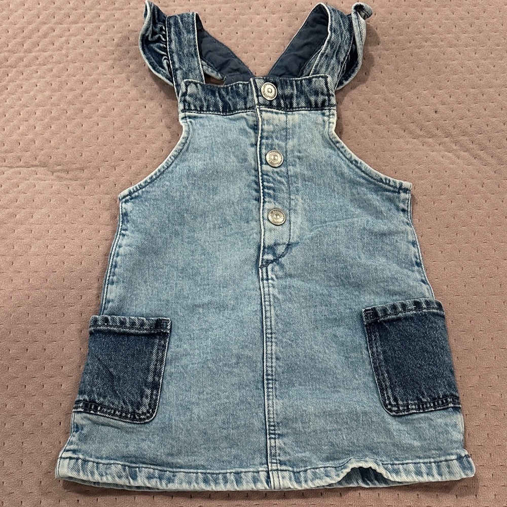 H&M Light Blue Kids Denim Overalls